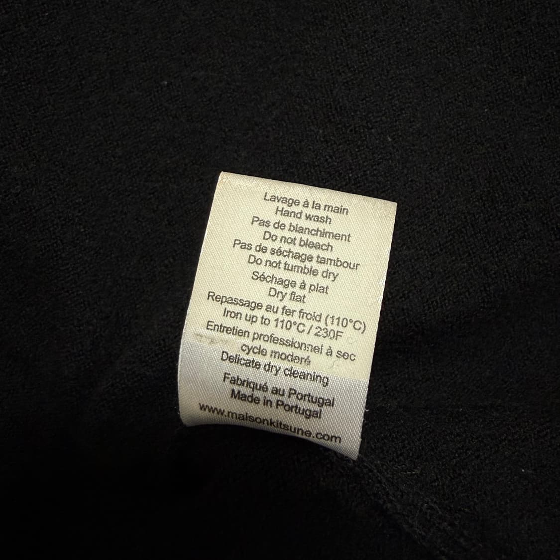 [XS] 메종키츠네 여성 더블 폭스 헤드 패치 가디건 상품이미지4