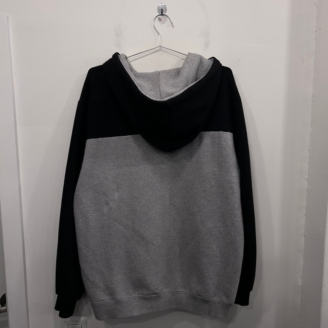 TWN 자수 오버핏 반집업 후드티 상품이미지5