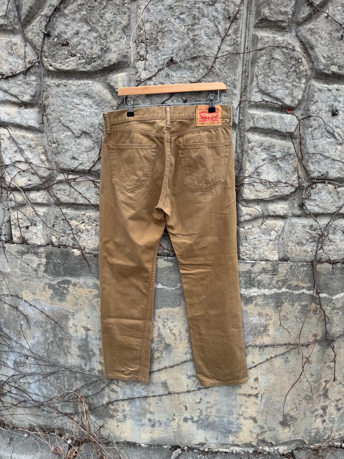 리바이스 505 코튼 팬츠 베이지 34 상품이미지2