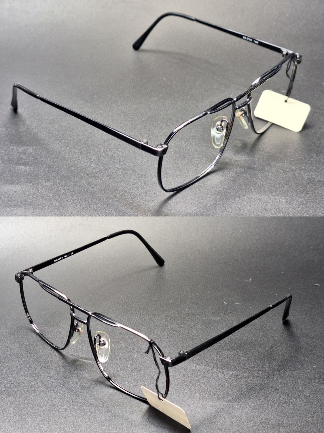 일본 빈티지 데드스톡 미사용/56mm 안경테 Wanted wa-116  상품이미지7