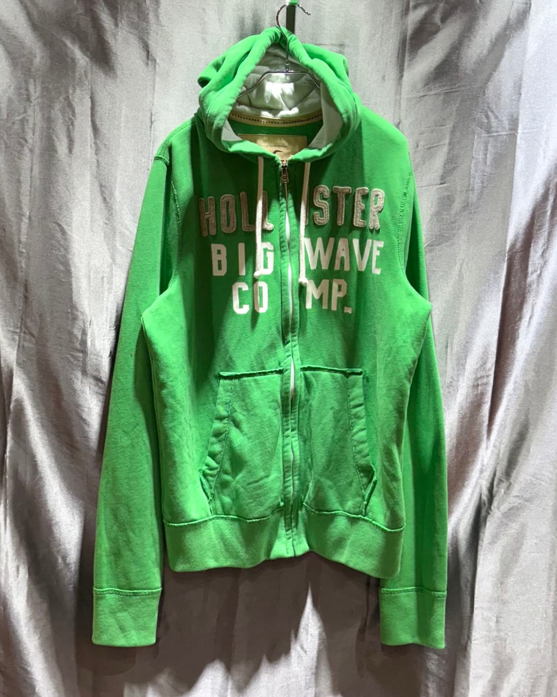 (새상품) L HOLLISTER 홀리스터 1922 그린 후드집업 상품이미지2