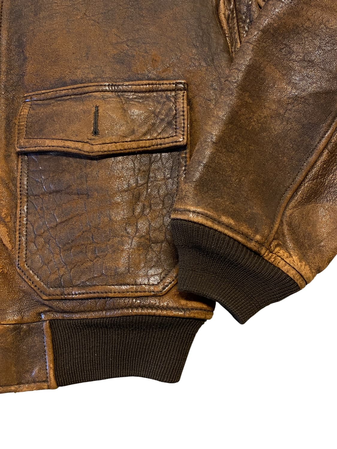 빈티지 레더 자켓 MADE IN USA (Man L) AA0945 상품이미지5