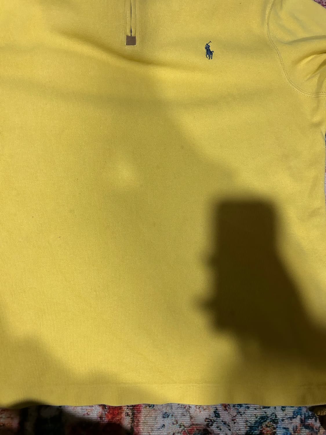 [XL] 폴로 랄프로렌 스몰포니 코튼 니트 하프집업 옐로우 상품이미지7