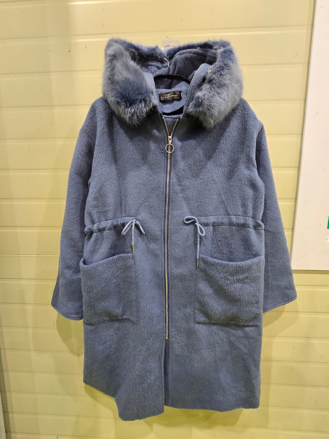 Zhimo 퍼 후드 롱 코트 XL  상품이미지4