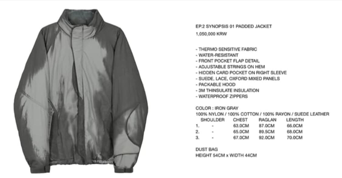 [2 Size] Xlim Ep.2 Padded Jacket 상품이미지10