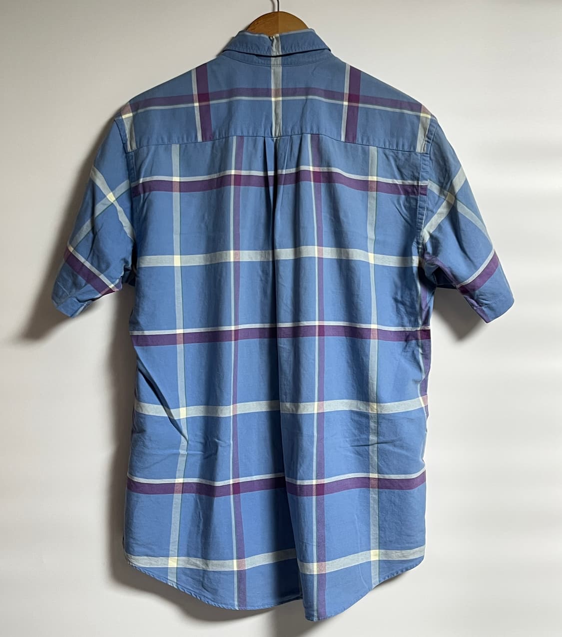 공용 빈폴 체크 반소매 셔츠 남방 100 상품이미지7