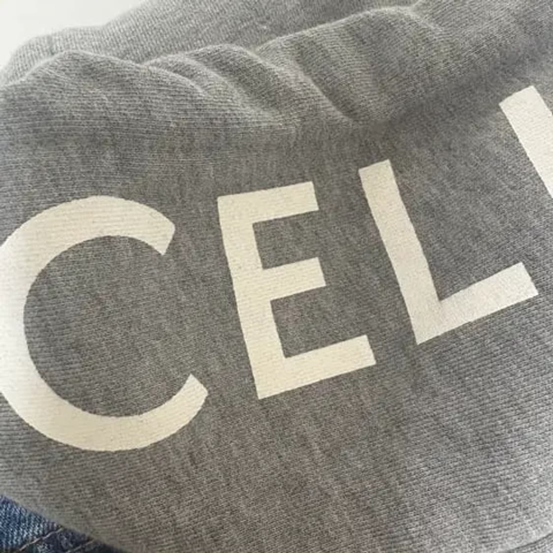 [S] 셀린느 백로고 후드 워싱 데님 자켓 상품이미지6