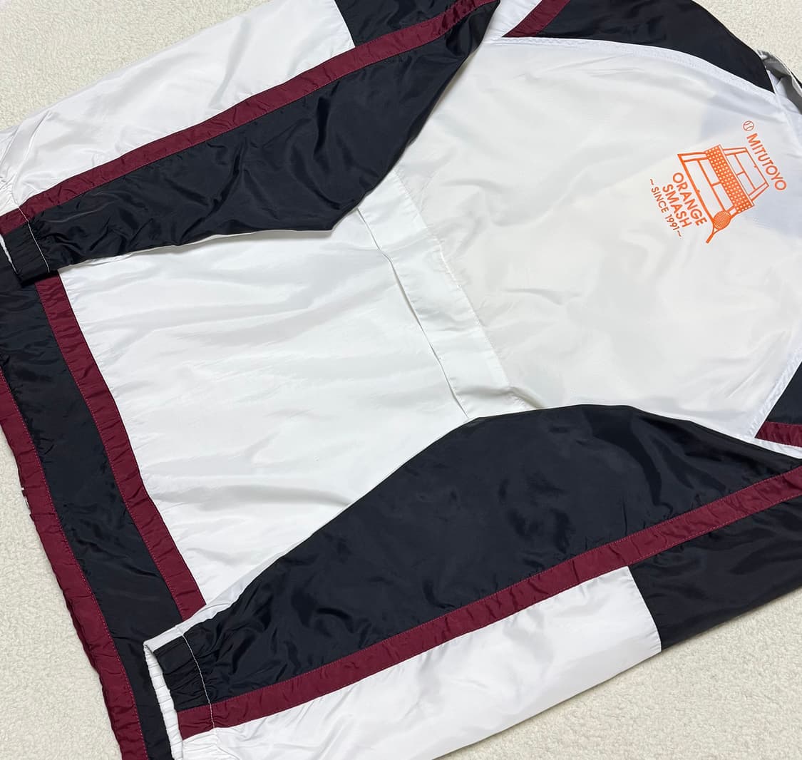 나이키 올드스쿨 흰검 버건디 바람막이  상품이미지7