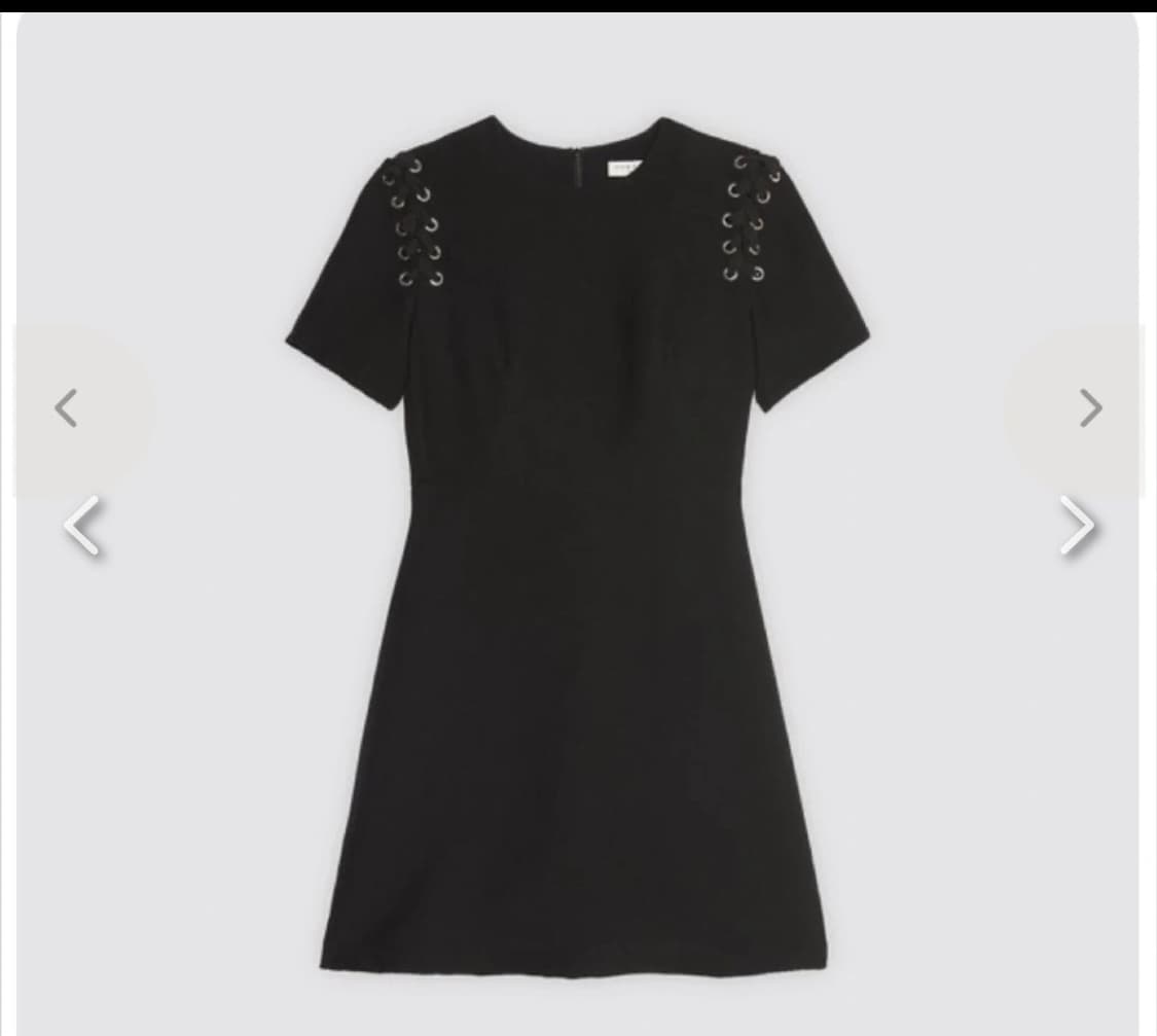 산드로 블랙 미니원피스 상품이미지3