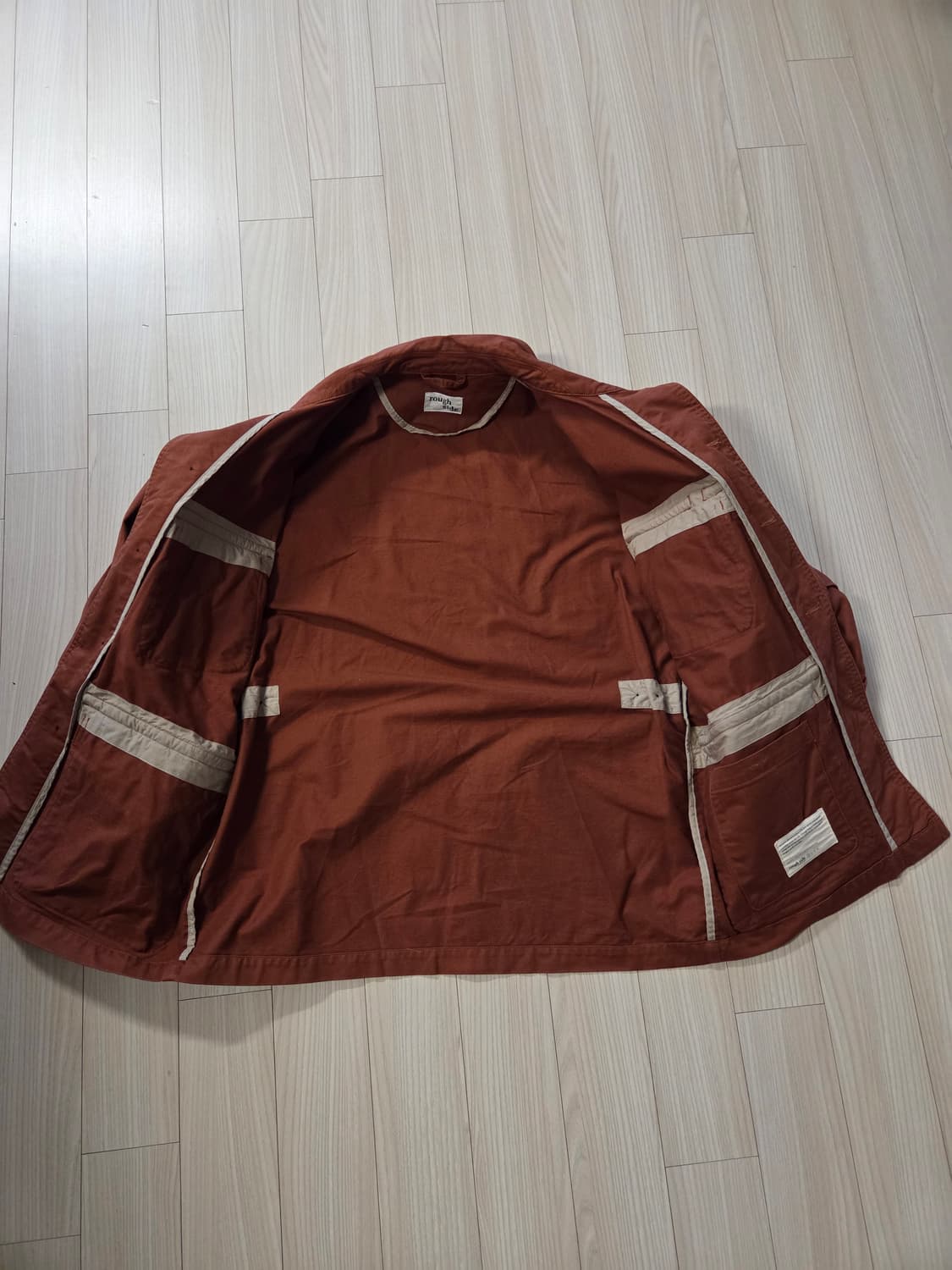 러프사이드 퍼티그 자켓 (브릭컬러, 1사이즈) 상품이미지2