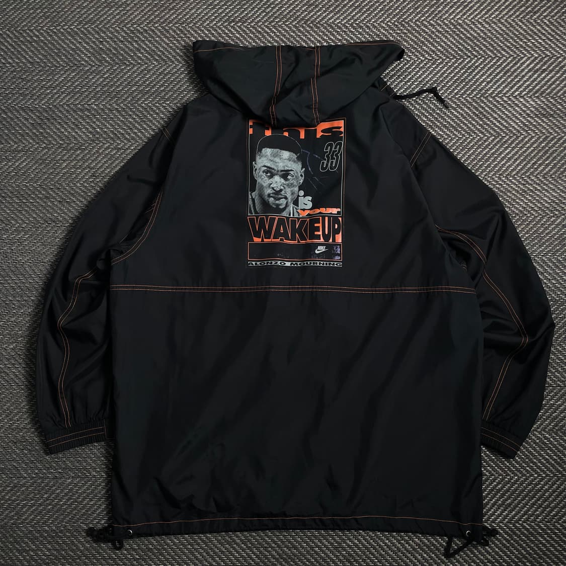 90s 나이키 올드스쿨 알론조 모닝 빅로고 박시핏 바람막이o 4765 상품이미지1