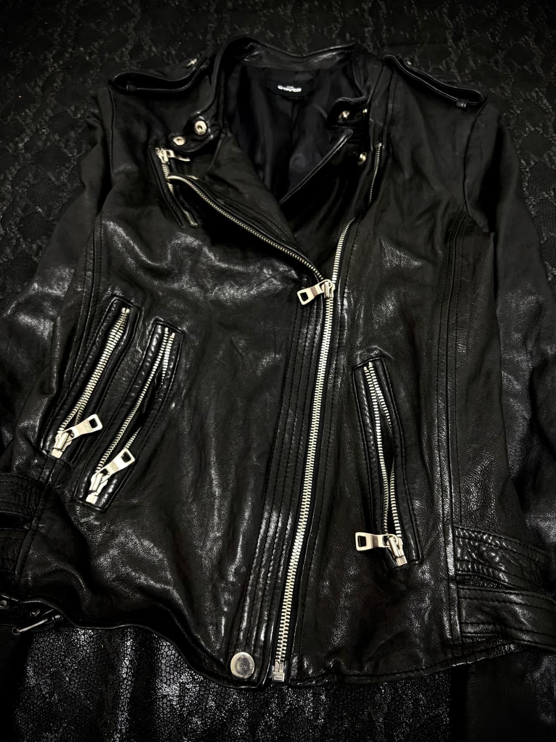 “Vintage” 00’s Chic Design Multi Zipper  상품이미지4
