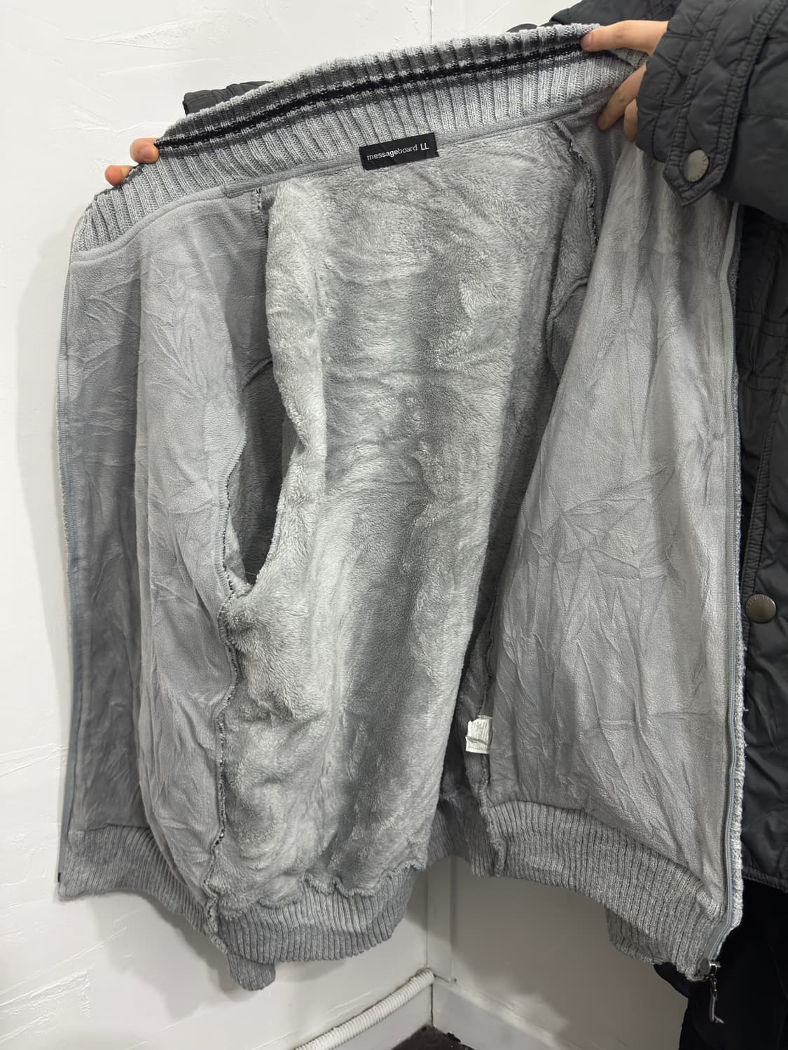 argyle fleece zipup 상품이미지5