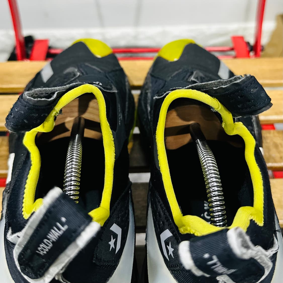 275)컨버스 X 어 콜드 월 운동화 이온 액티브 CX 블랙 애플그린 상품이미지5