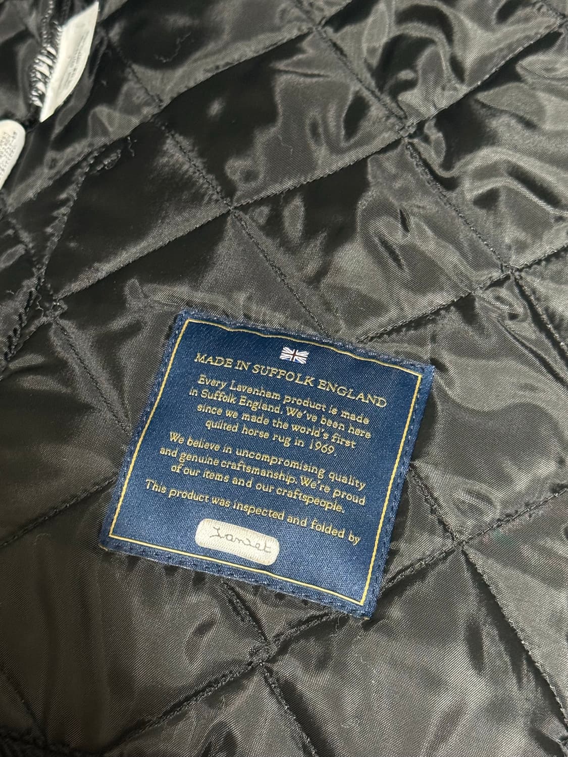 라벤햄 퀄팅 패딩 자켓 상품이미지4