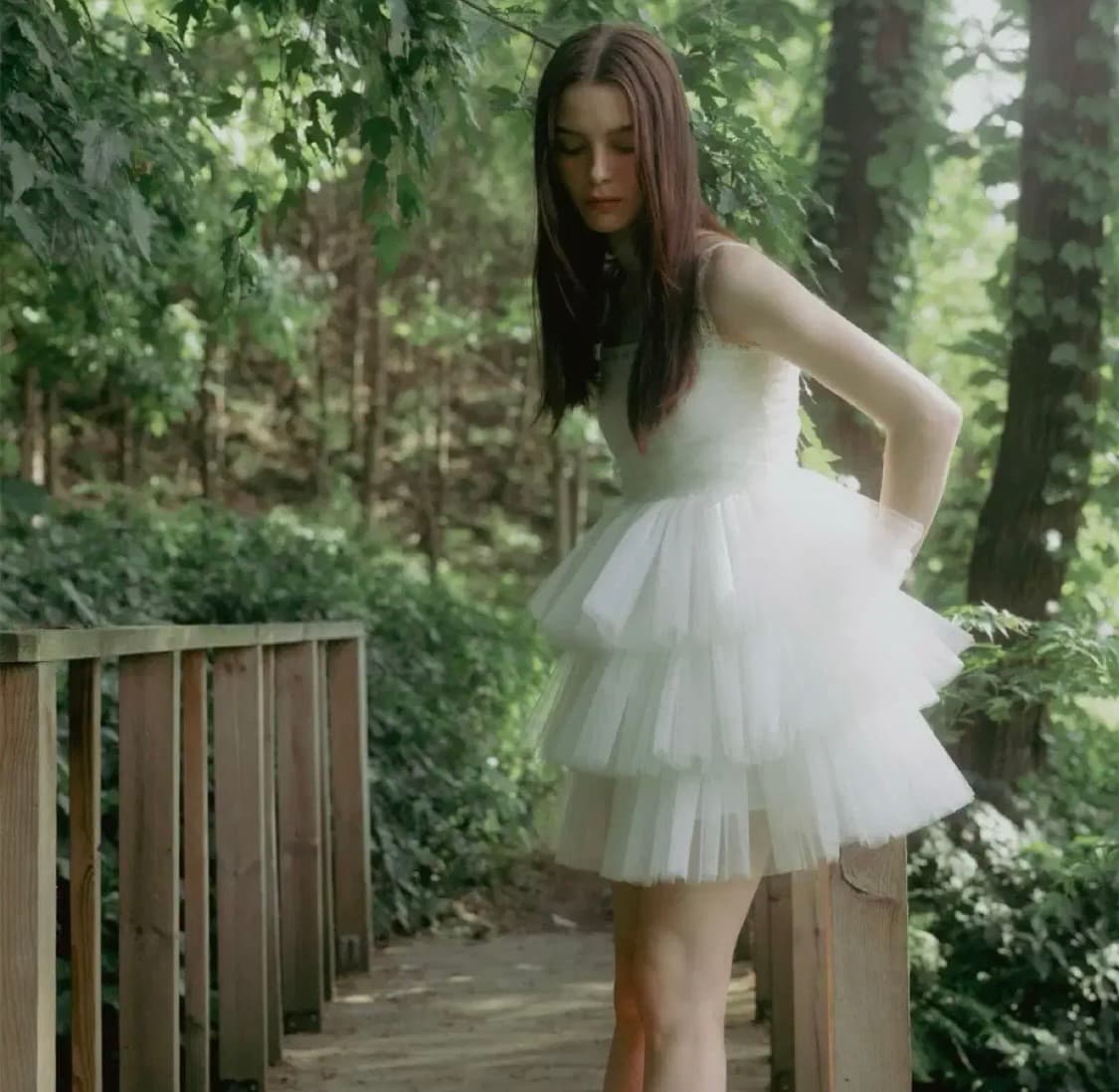 더티스 캉캉 원피스 쉬폰 튜튜 튤 드레스 빈티지 상품이미지2