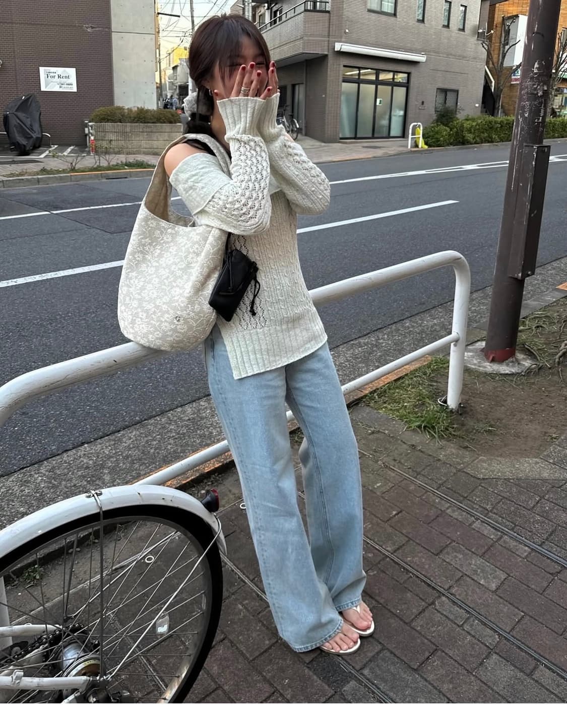 ged게드 플로럴숄더백 민트 상품이미지1