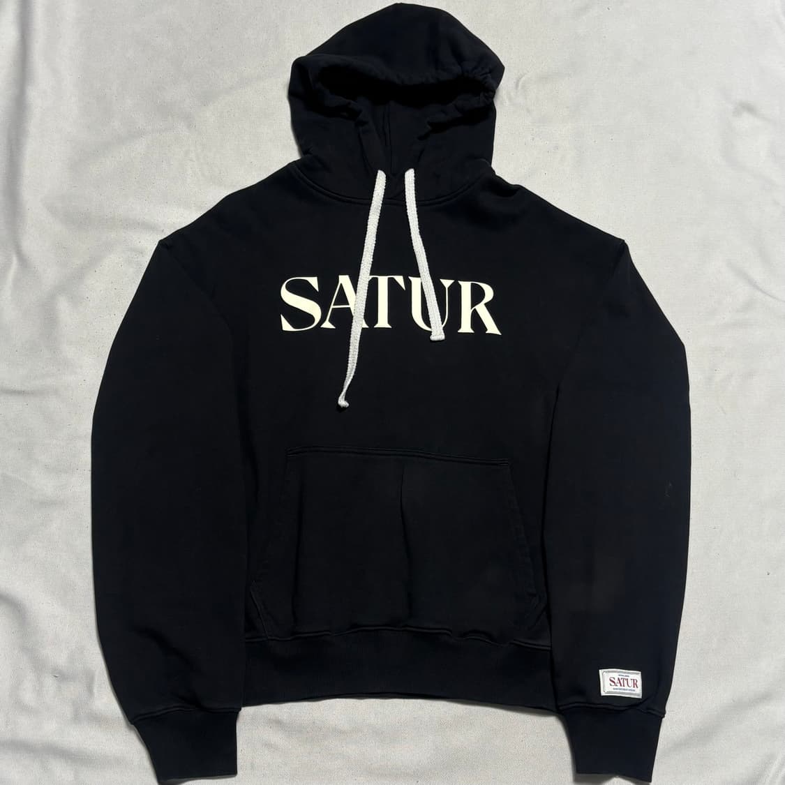 L 세터 빅로고 블랙 후드티 상품이미지2