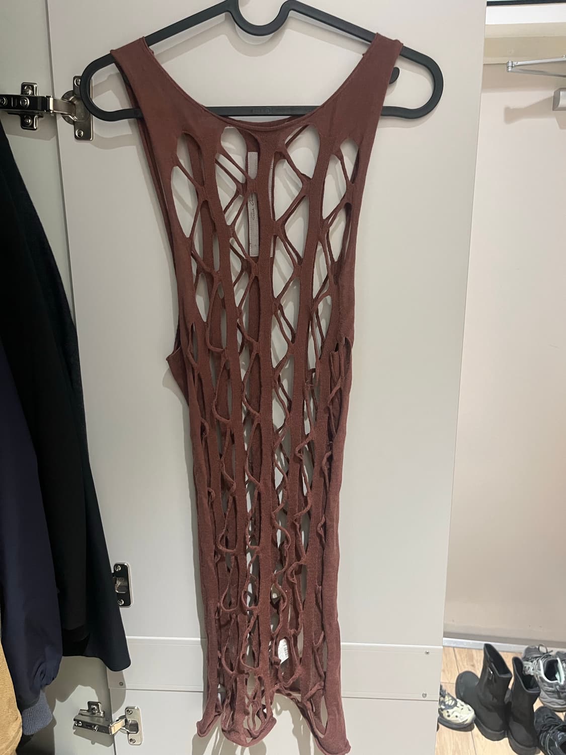 Rick Owens 릭오웬스 캐시미어 100 슬리브리스 탑 상품이미지1