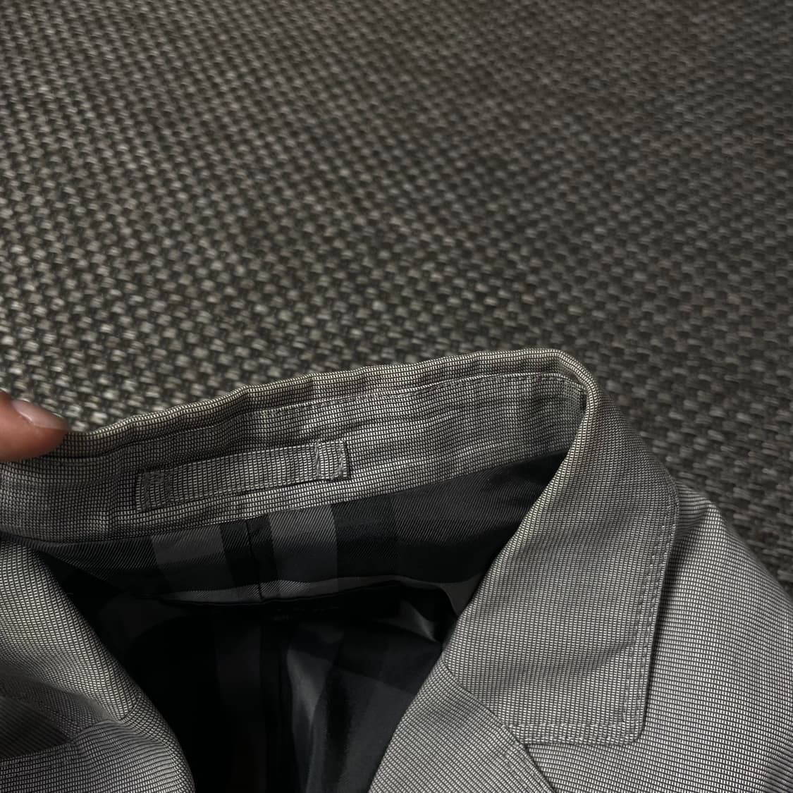 버버리 그레이 블레이저 자켓 40 상품이미지4