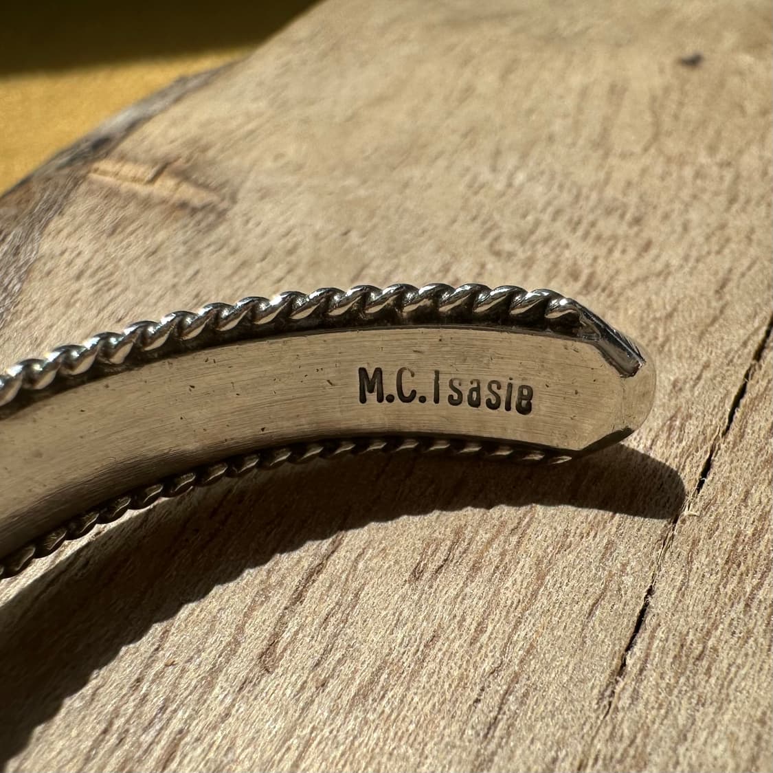 M.C. Isasie Cuff 네이티브 아메이칸 인디언주얼이리 나바호 상품이미지6