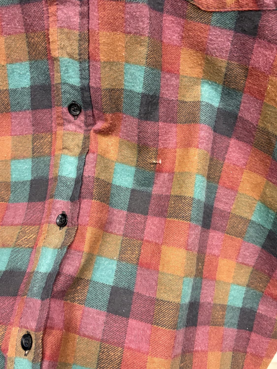 90s Dickies 디키즈 플란넬 체크 셔츠 상품이미지9