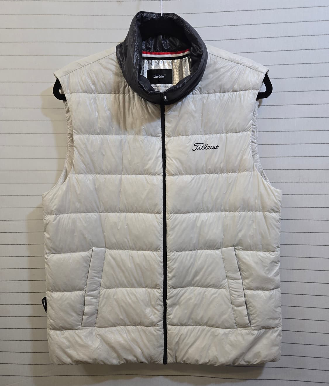 타이틀리스트 (정품)화이트 패딩 조끼 상품이미지1