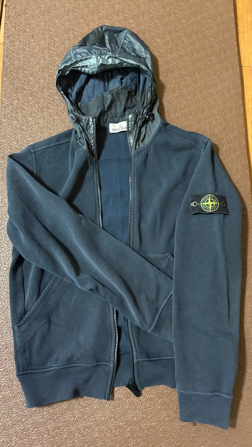 스톤아일랜드 나일론 믹스 후드집업 상품이미지1