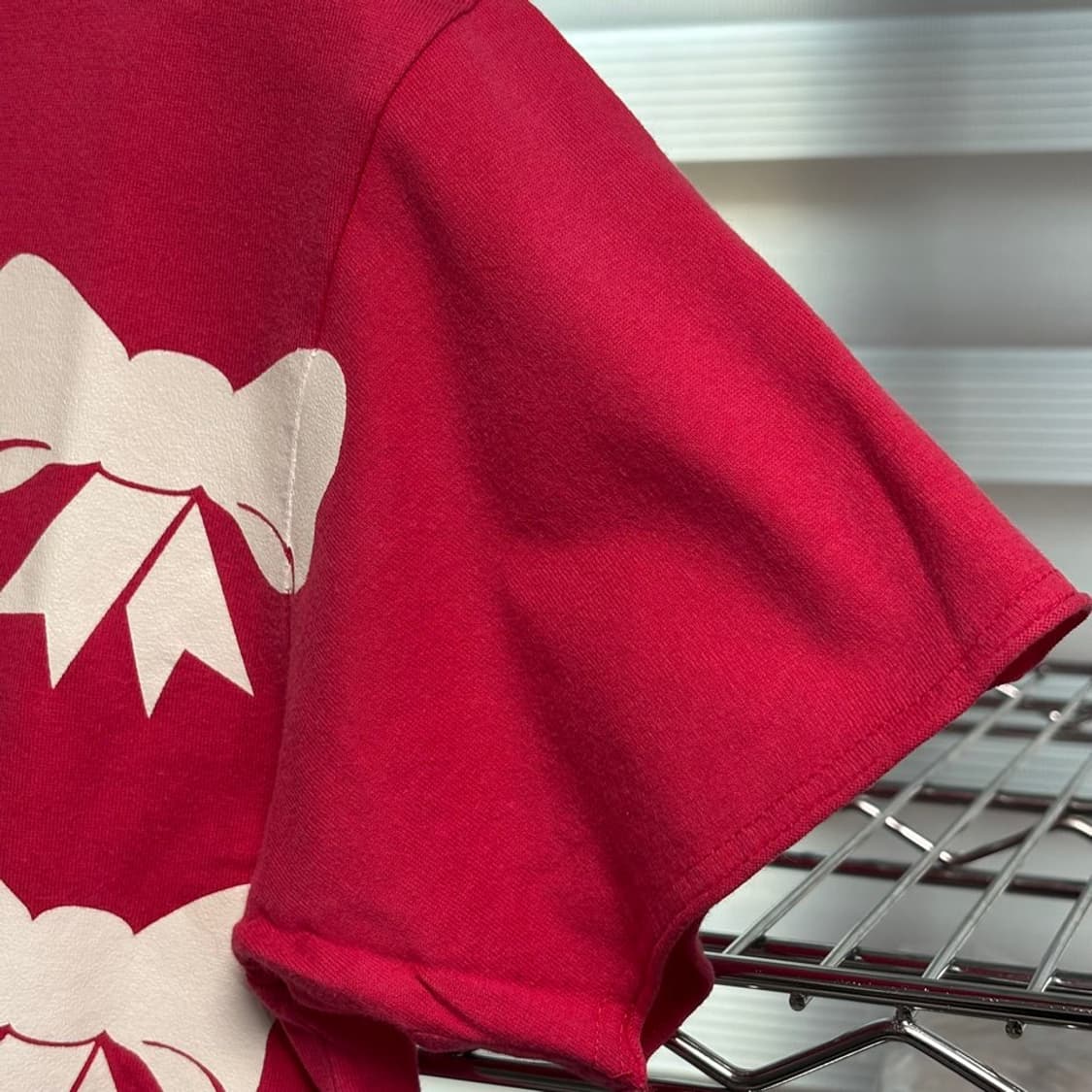 꼼데가르송 리본 빈티지 반팔 티셔츠 상품이미지3