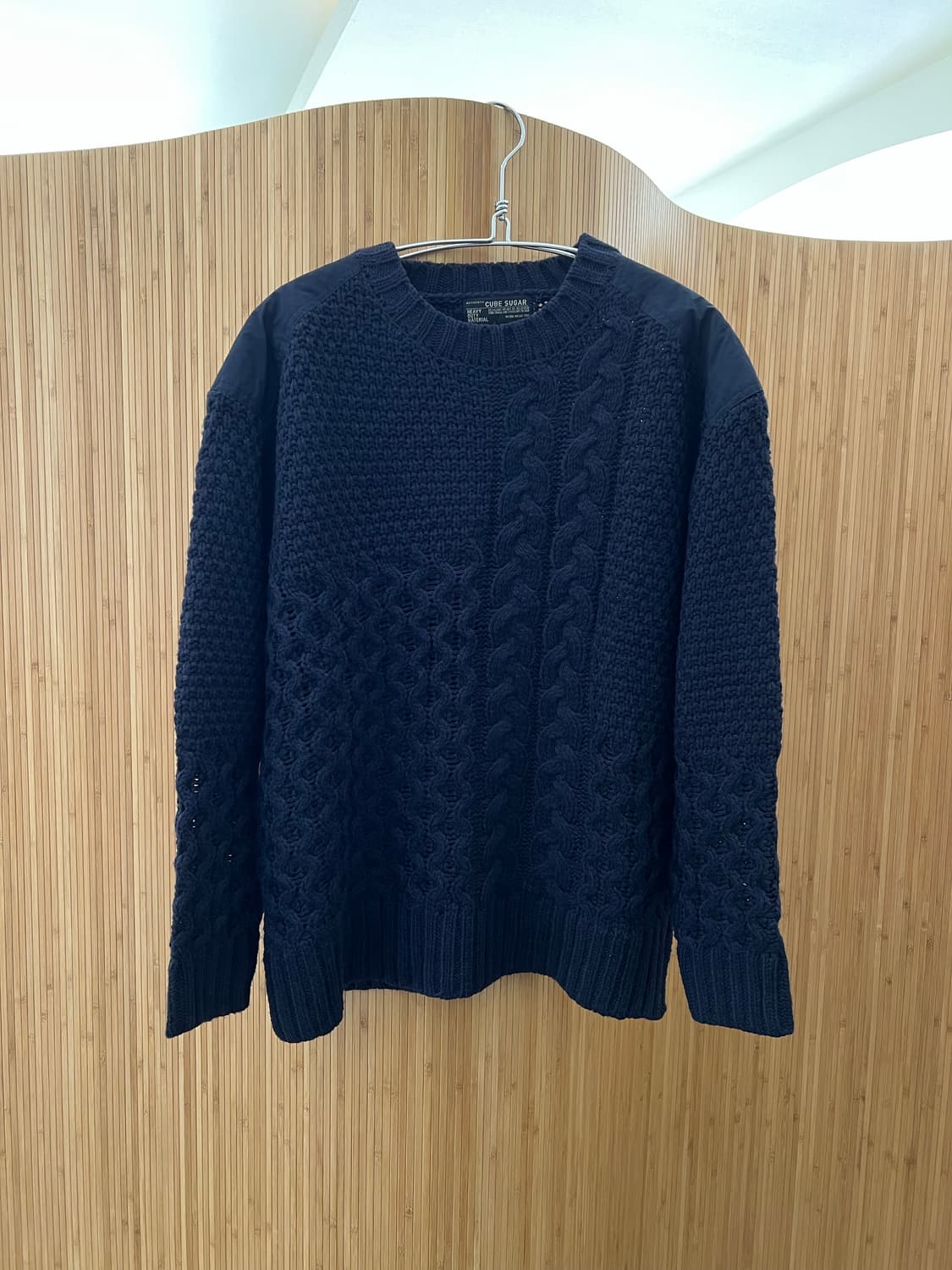 일본브랜드 Cube sugar 코만도 밀리터리 니트 판매 상품이미지1