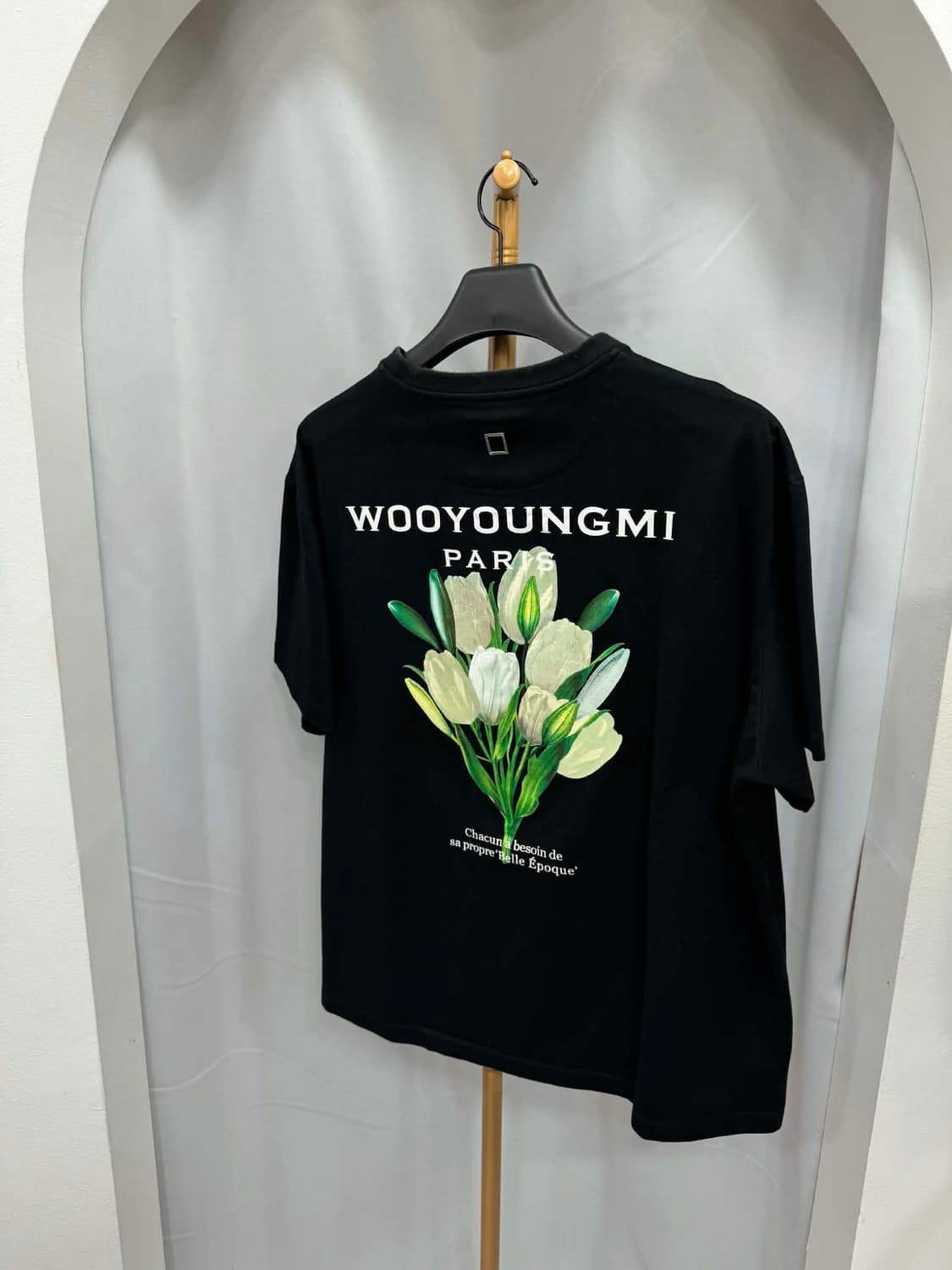 우영미 플라워 튤립 반팔티 50사이즈  상품이미지1