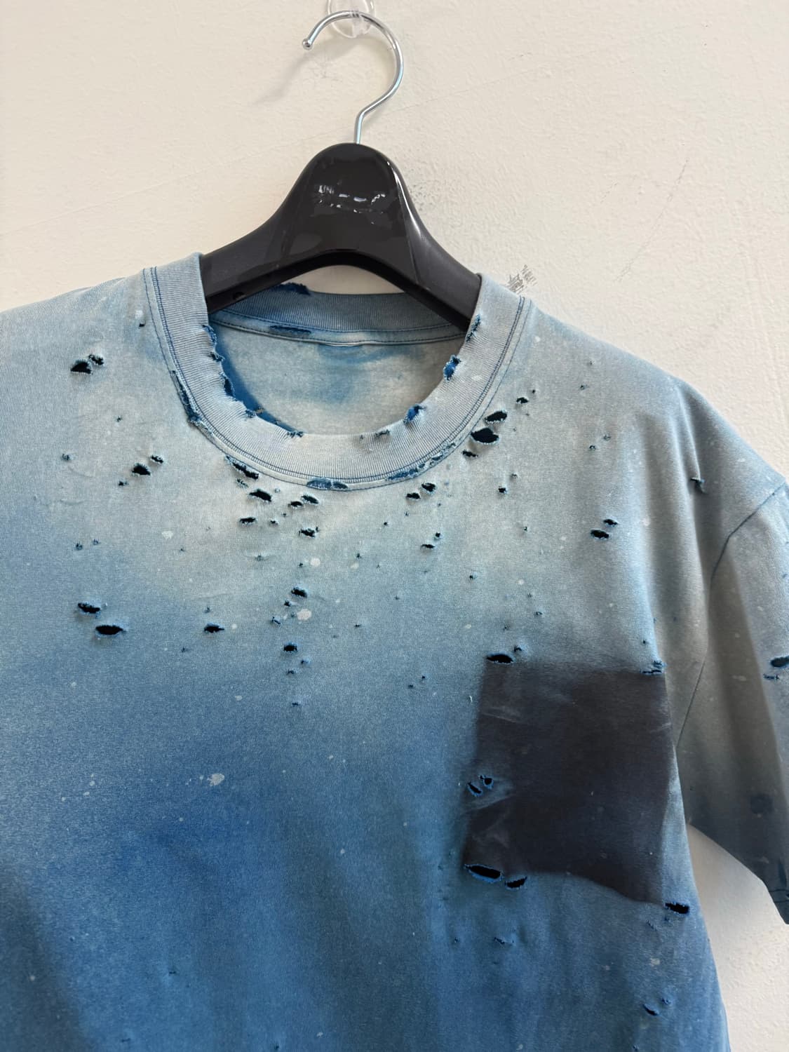 Vintage ocean blue faded distressed t 상품이미지4