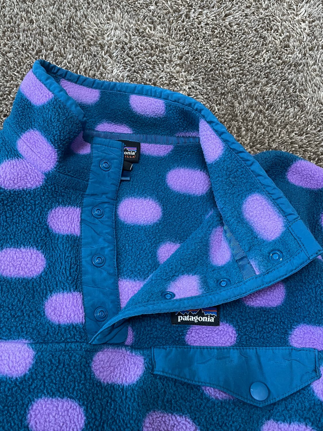 Patagonia synchilla 빈티지 신칠라 폴카닷 땡땡이 상품이미지3