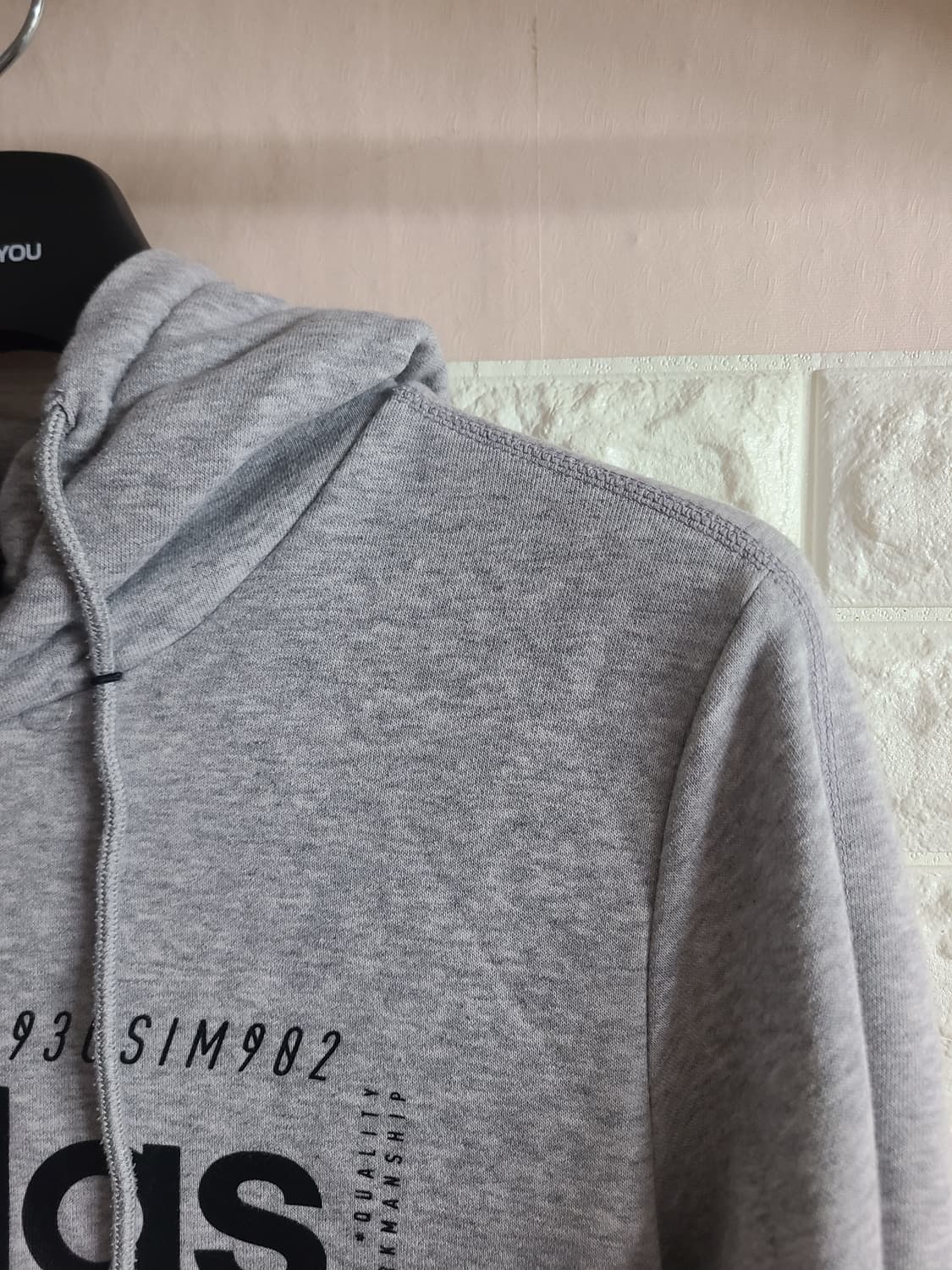 아디다스 회색 후드티(m) 상품이미지2