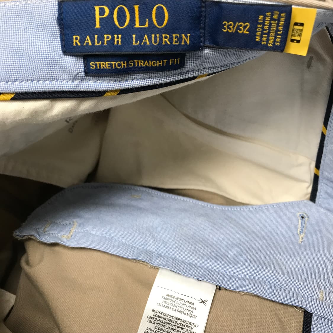폴로 랄프로렌 QR 치노 팬츠 베이지 33/32 상품이미지6