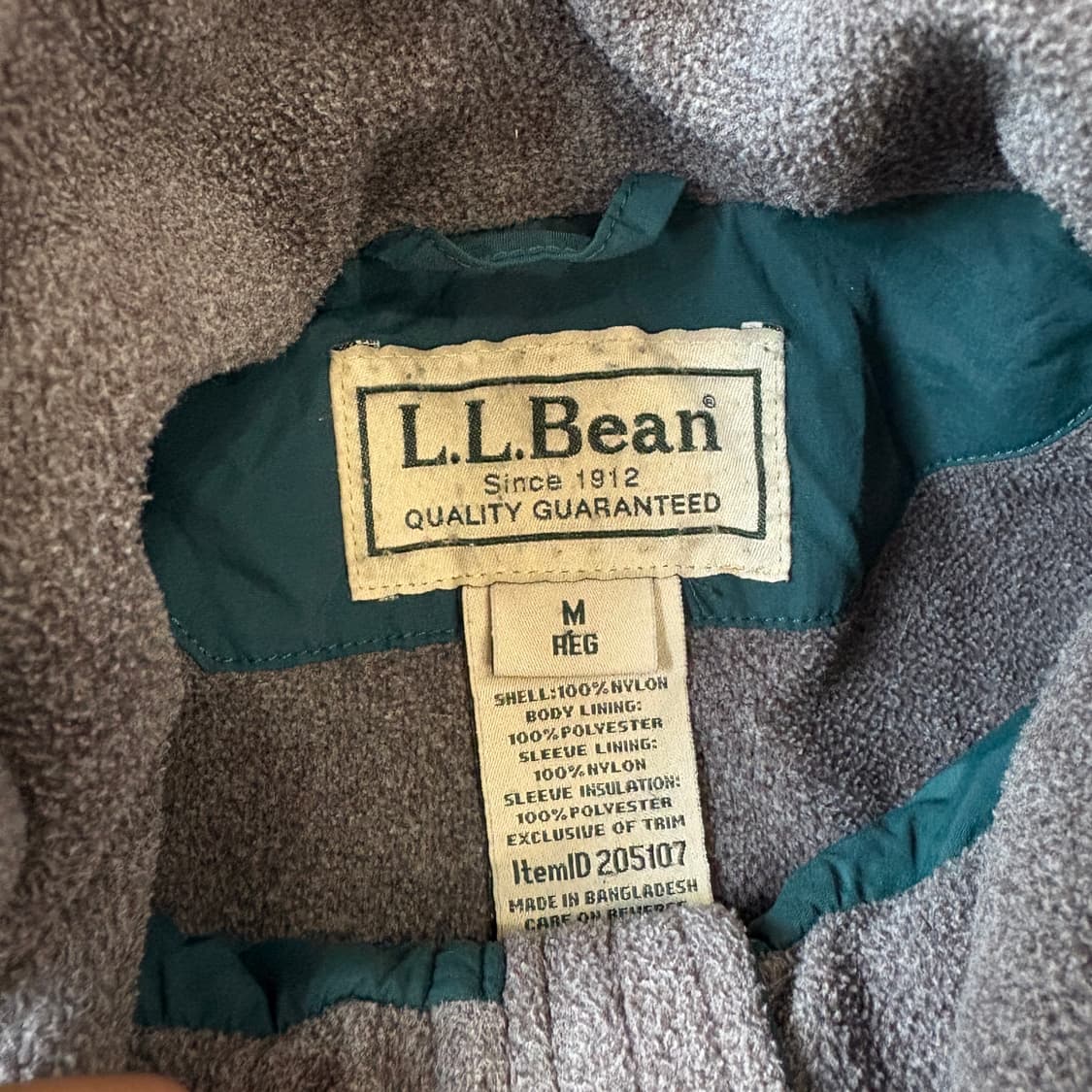 L.L.bean 엘엘빈 그린 컬러 웜업 자켓 상품이미지6