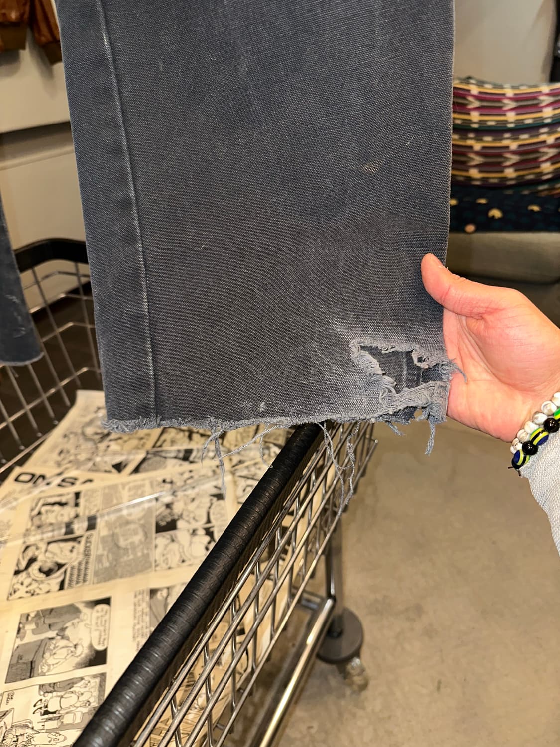 00’s Dickies canvas faded single knee  상품이미지7