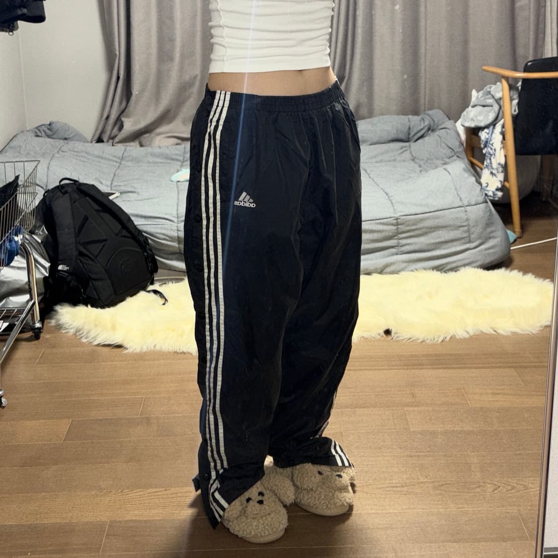 아디다스 삼선 트랙팬츠 바람막이 상품이미지1