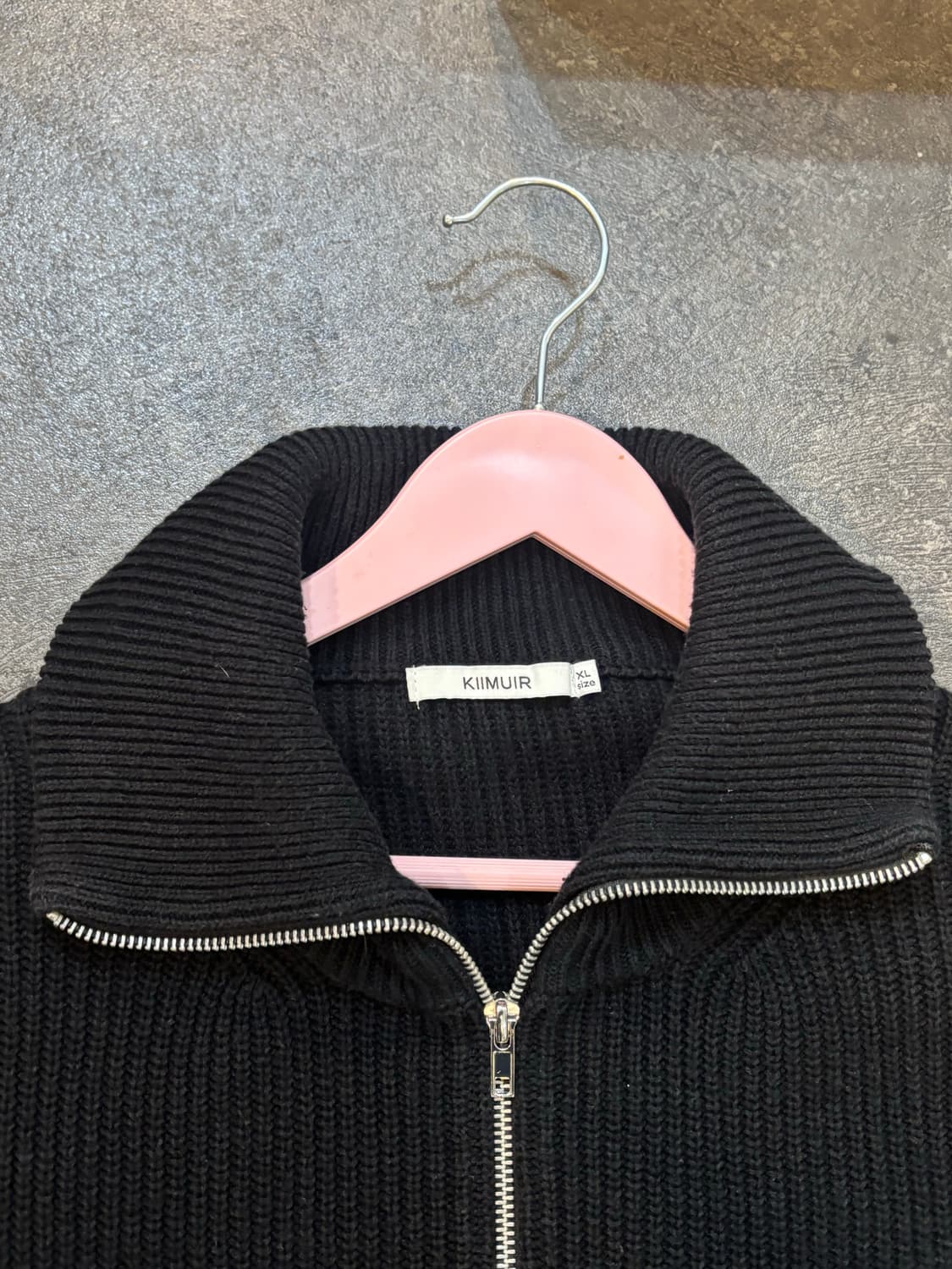 키뮤어 남성 하프집업 반집업 니트 스웨터 XL 상품이미지4