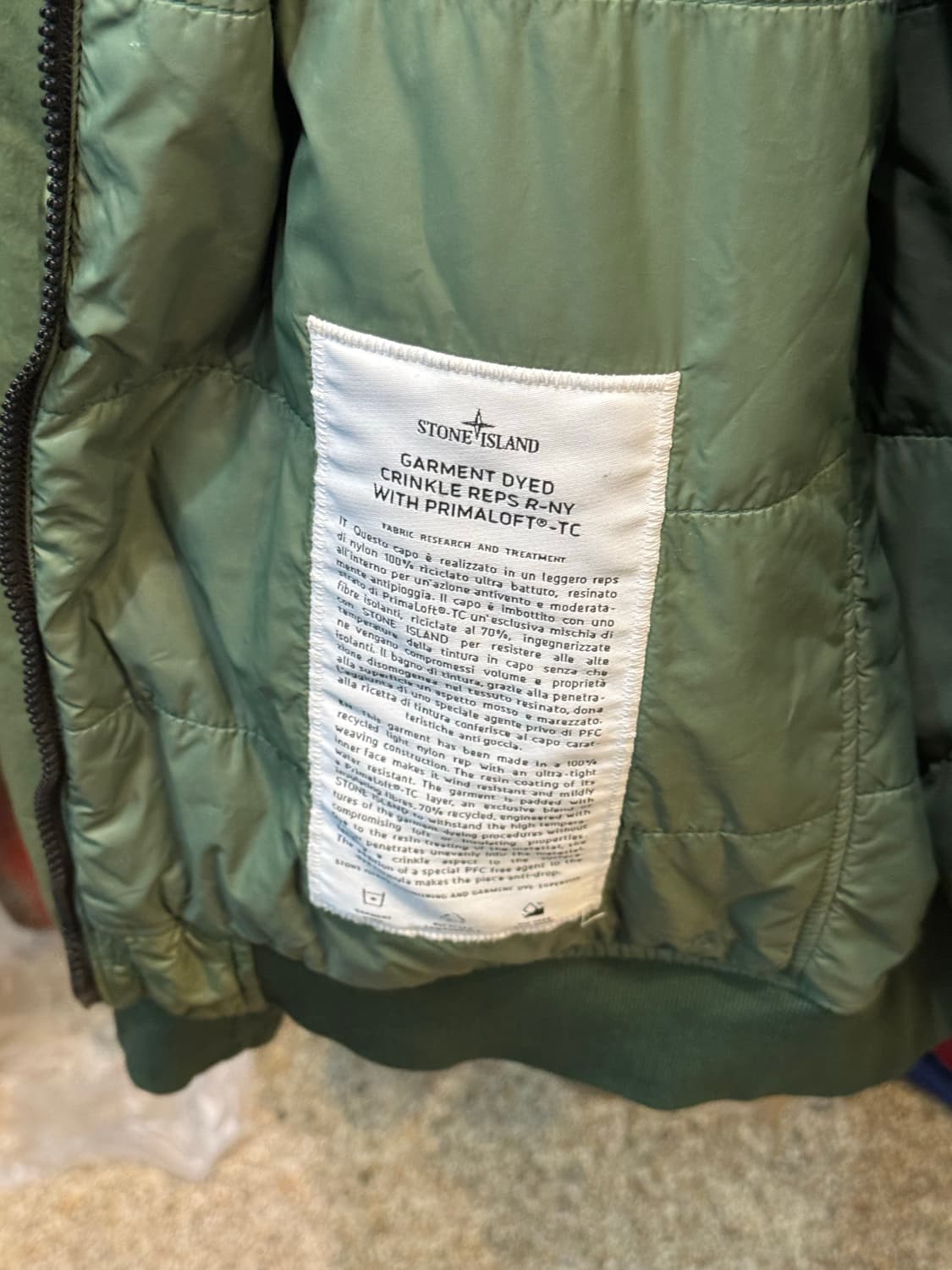 스톤아일랜드 경량 패딩 상품이미지6