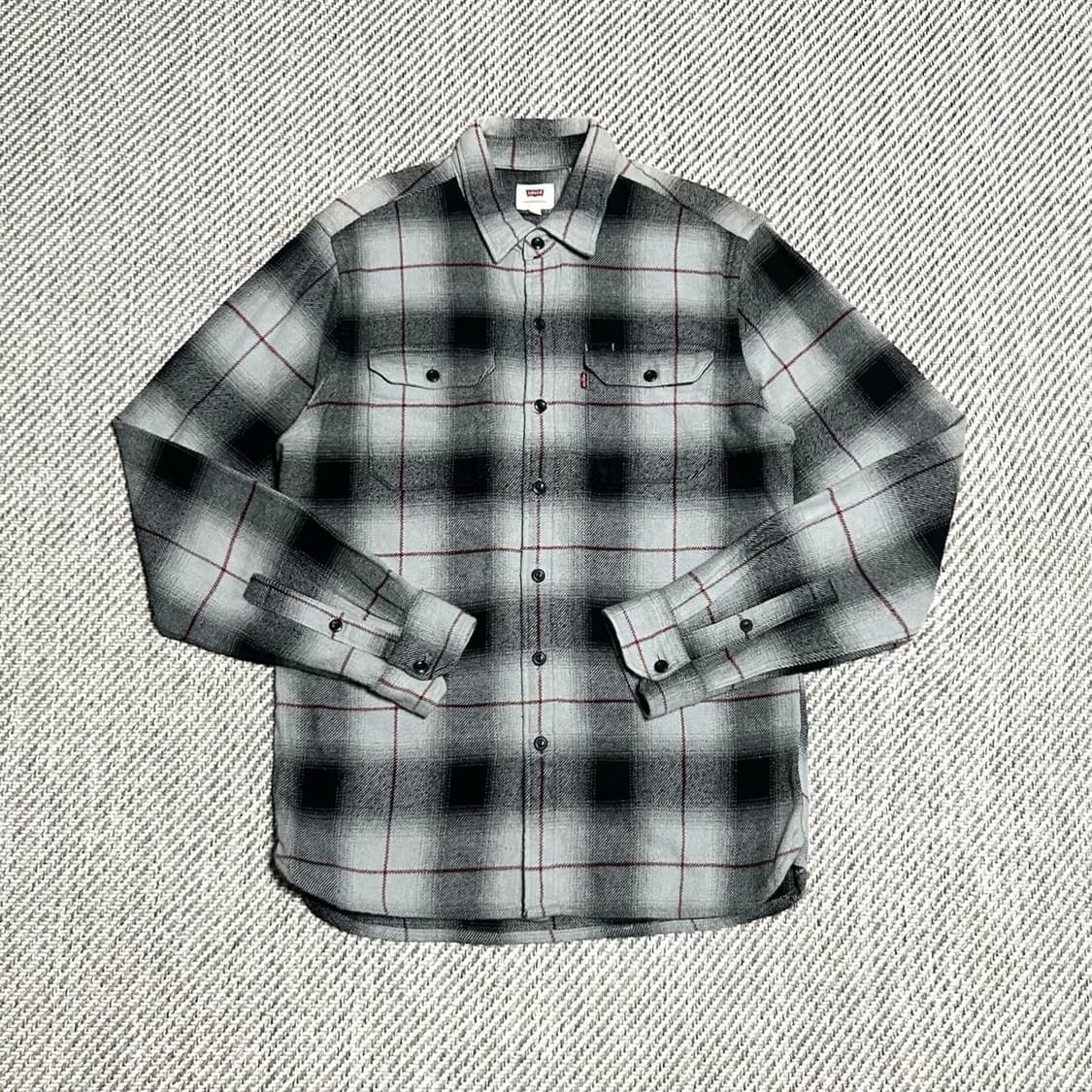 [S] Levi's 리바이스 플란넬 체크셔츠 상품이미지1