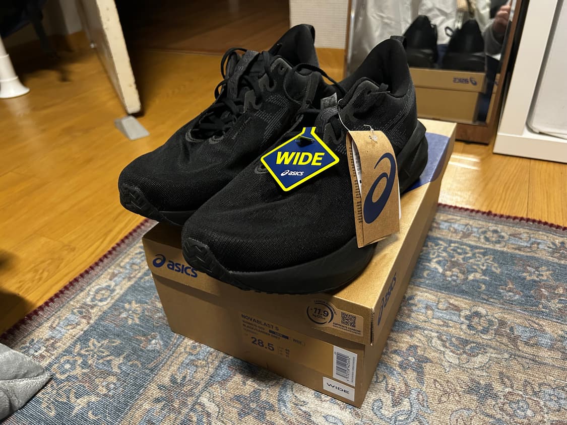 [마일리지7km] 아식스 노바블라스트5 2e 285 상품이미지6