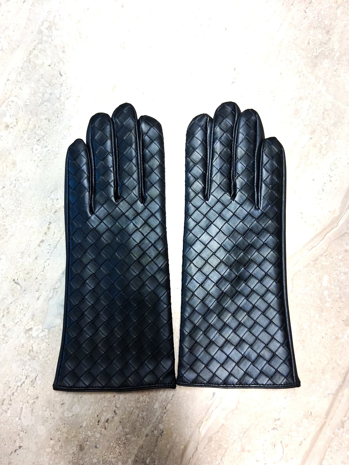 우븐 레더 여성용 장갑 (새상품) 상품이미지4