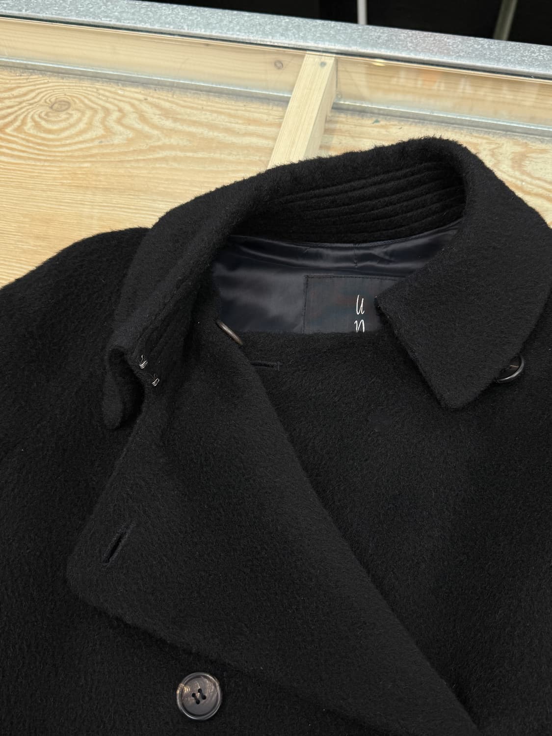 Unl 90s 더블 브레스티드 울 코트 상품이미지5