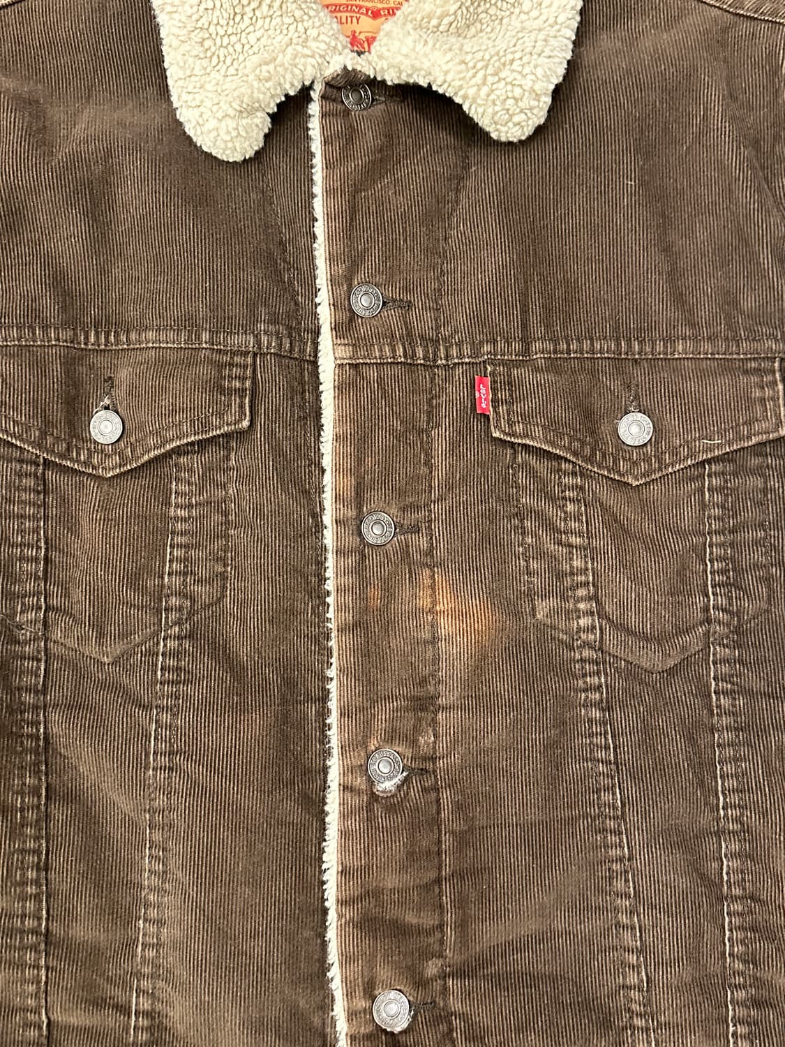 리바이스 코듀로이 쉐르파 자켓 M 상품이미지3