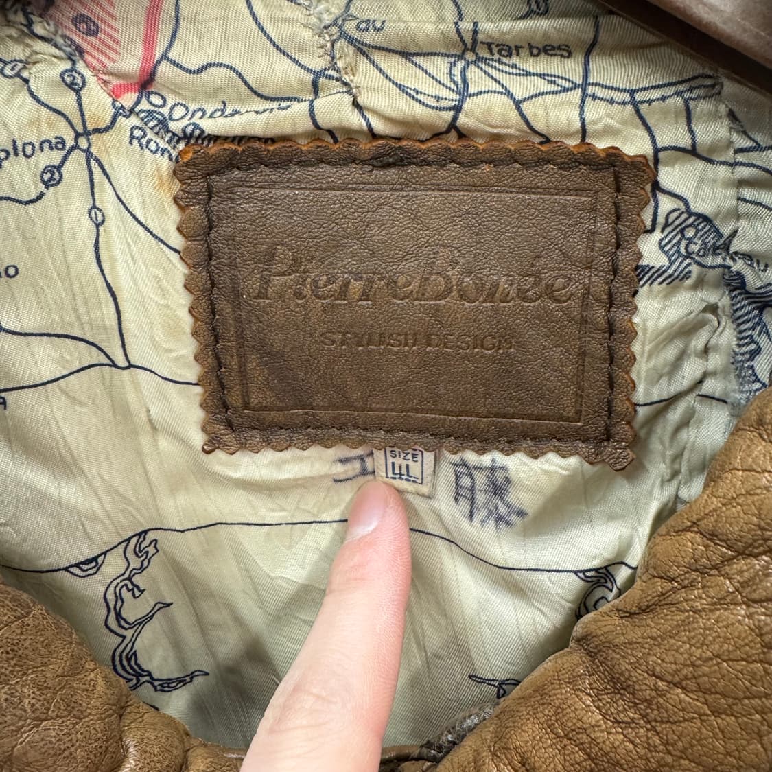 JPN VINTAGE 클래식 헌팅 양가죽 자켓 쉐도우 포켓 디테일 브라운 상품이미지5