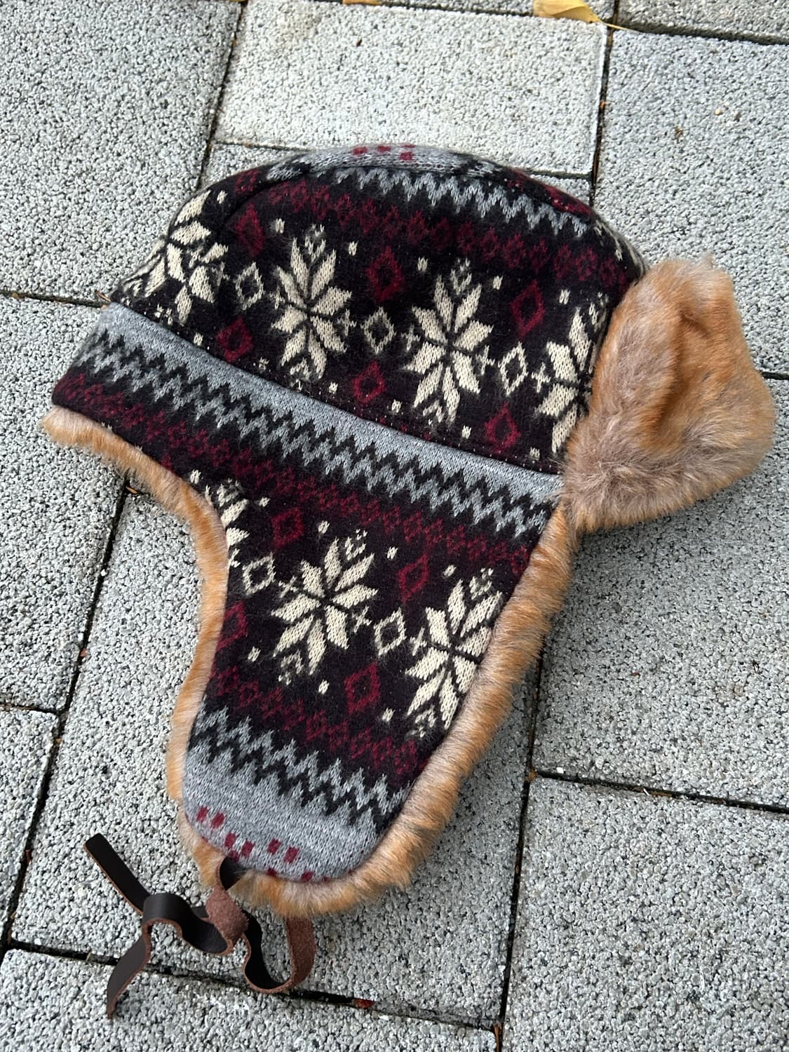 2000s y2k AIGLE 이글 빈티지 노르딕 트루퍼 햇 모자 상품이미지2