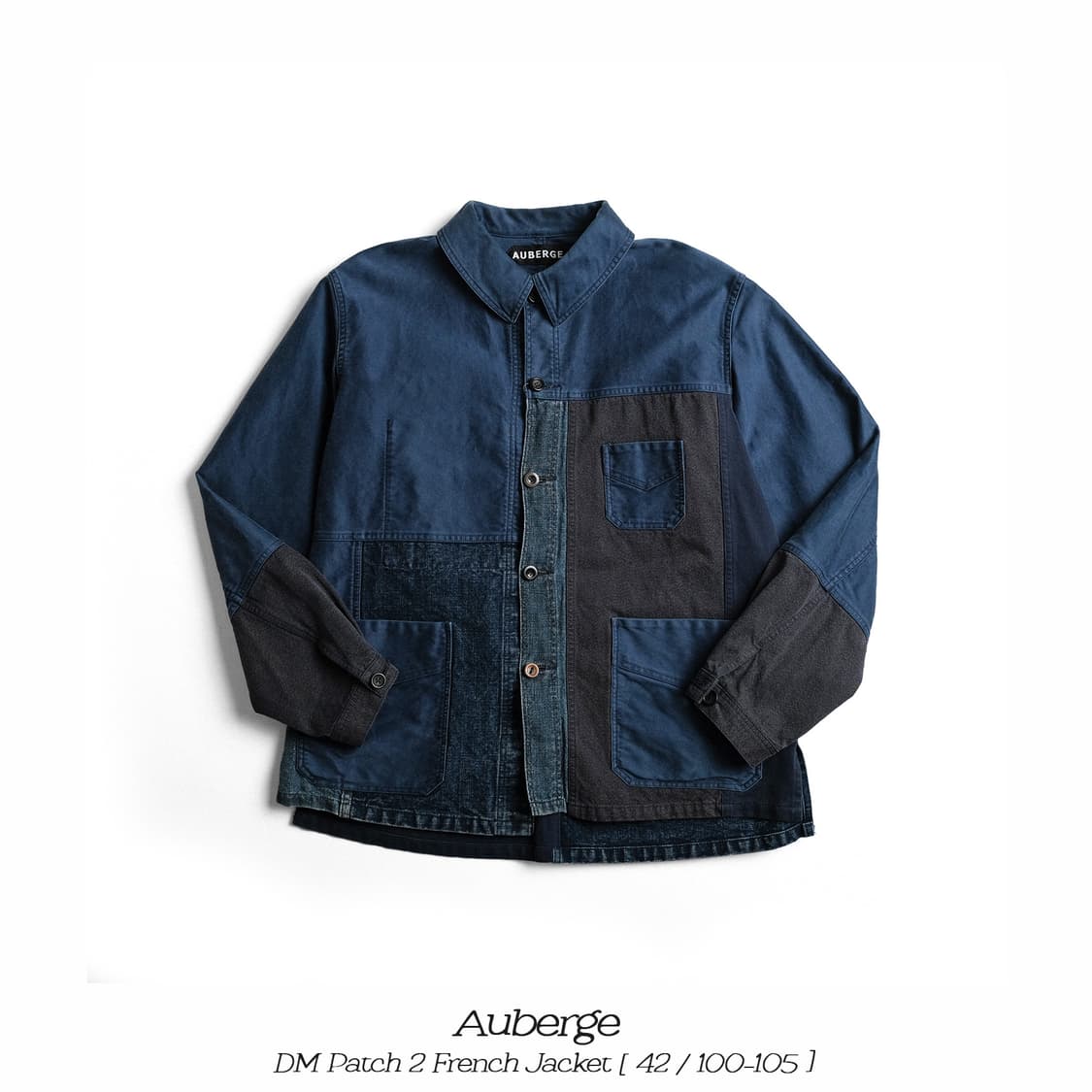 AUBERGE 오베르주 패치워크 프렌치 워크자켓 42사이즈 상품이미지1