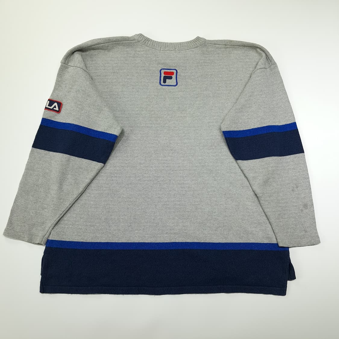 CN991 XL FILA 필라 UK 빅로고 헤리티지 니트 스웨터 상품이미지9