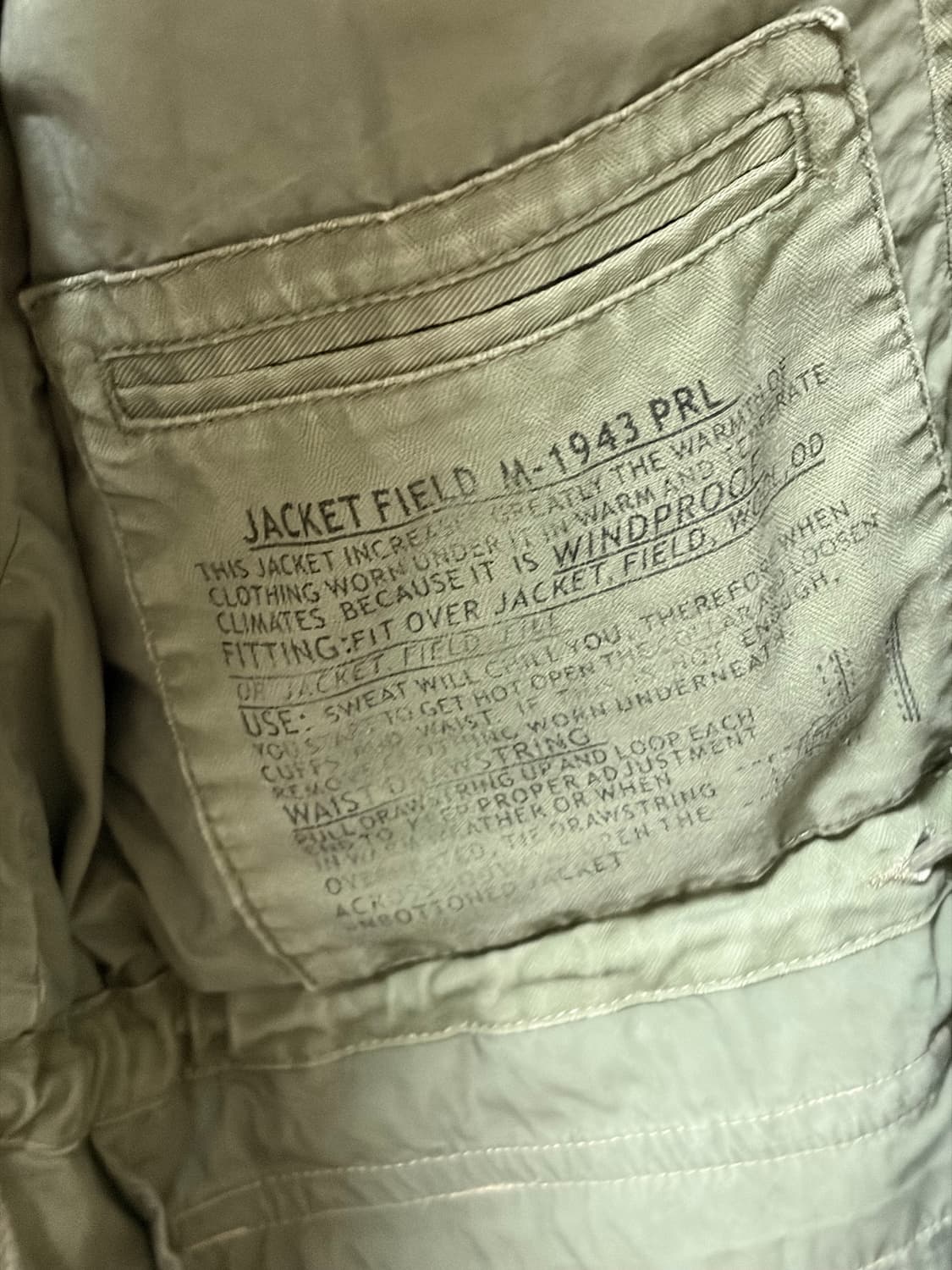 폴로 랄프로렌 올오버 피스 그래피티 M65 필드 자켓 상품이미지8